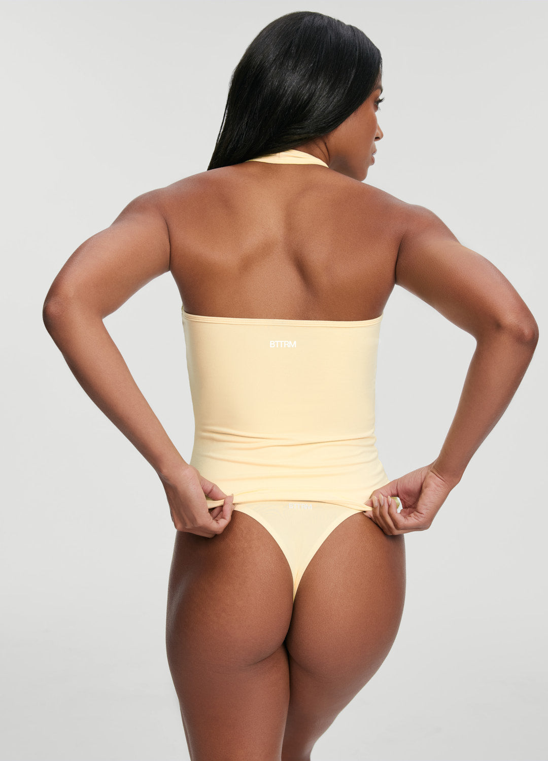 Halter Neck Tank Top | Lemon Meringue
