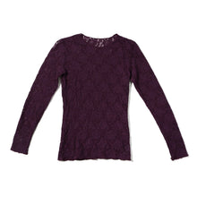 Signature Lace Long Sleeve Top | Stone Fruit (Purple)