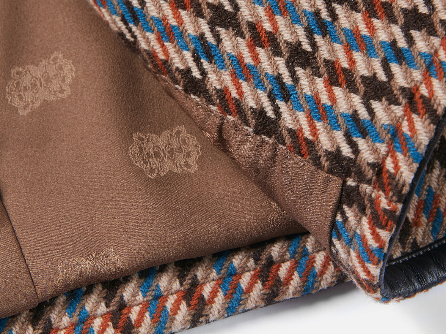 Houndstooth Jacket | Brown