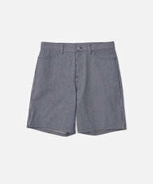 Ocean | Striped Cotton Twill Carpenter Short