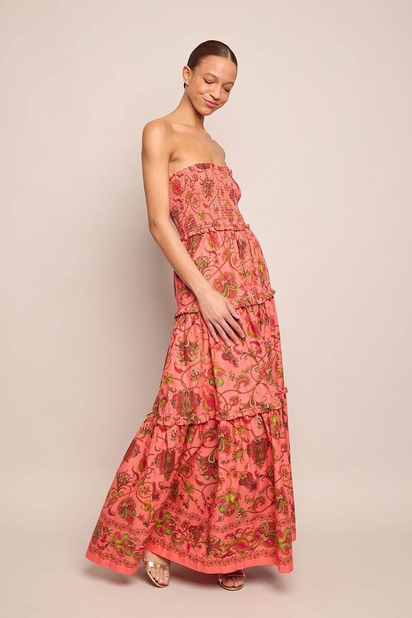 Strapless Tatiana Dress | Marcel Coral