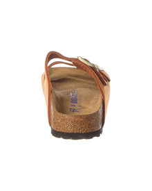 Birkenstock | Womens | Arizona Narrow Soft Footbed Leather Sandal | Brown
