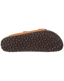Birkenstock | Womens | Arizona Narrow Soft Footbed Leather Sandal | Brown