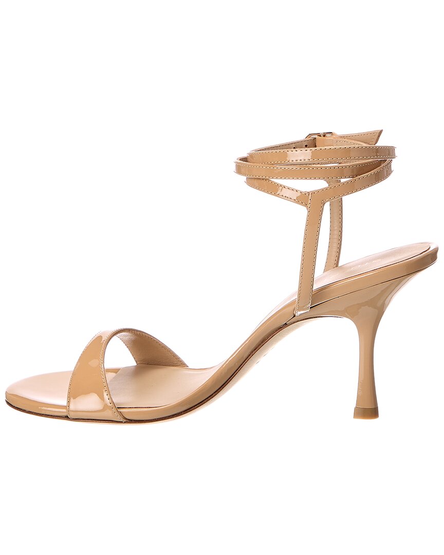 Stuart Weitzman | Womens | Nudist Wrap 85 Patent Sandal | Orange