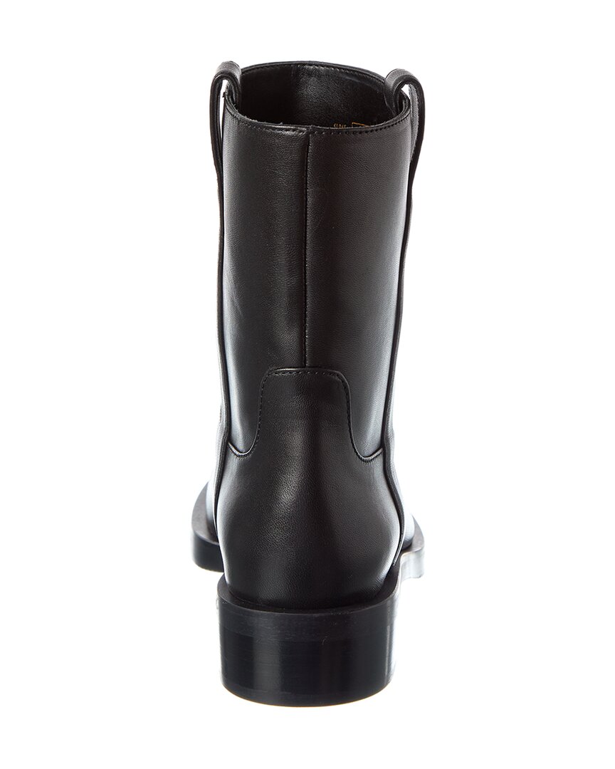 Stuart Weitzman | Womens | Lenora Leather Bootie | Black
