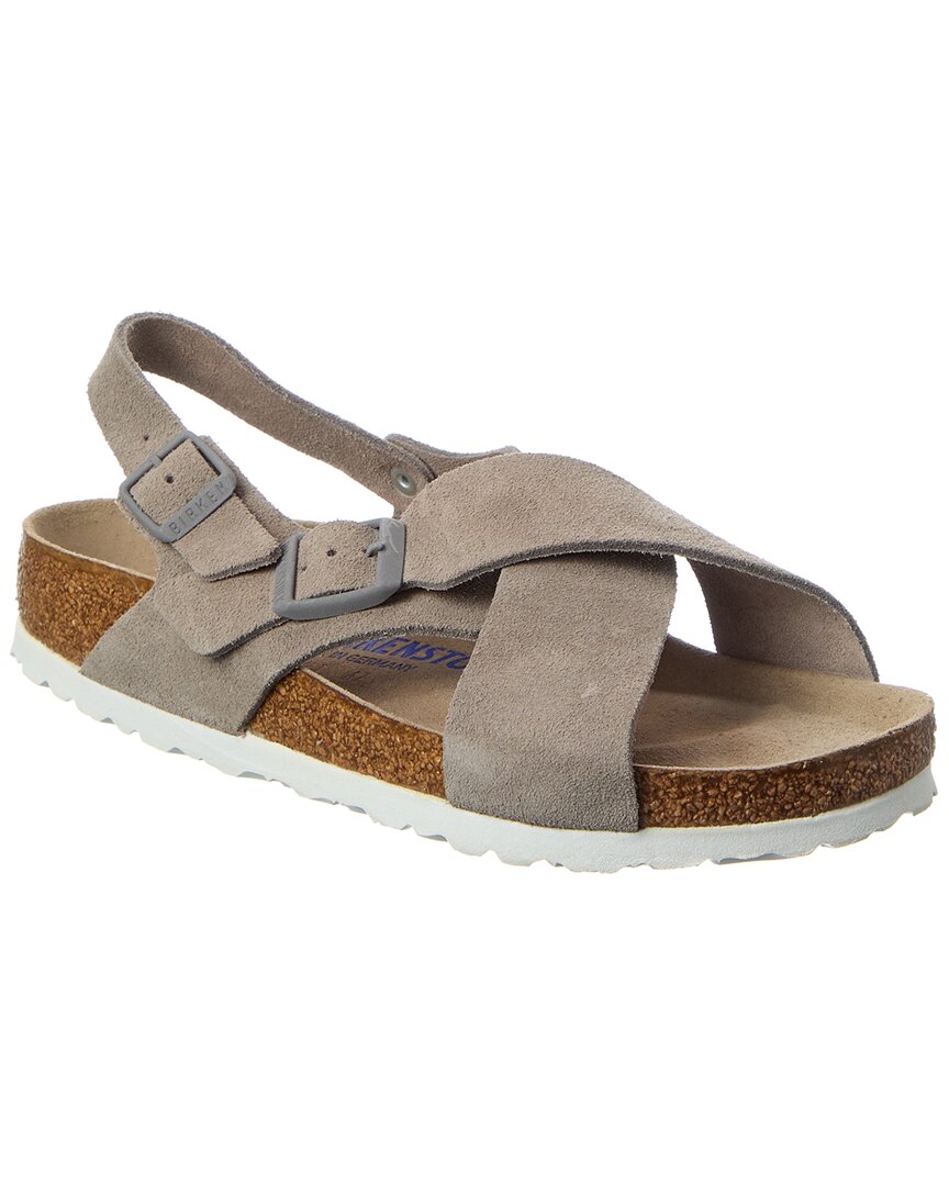 Birkenstock | Womens | Tulum SFB Suede Sandal | Grey