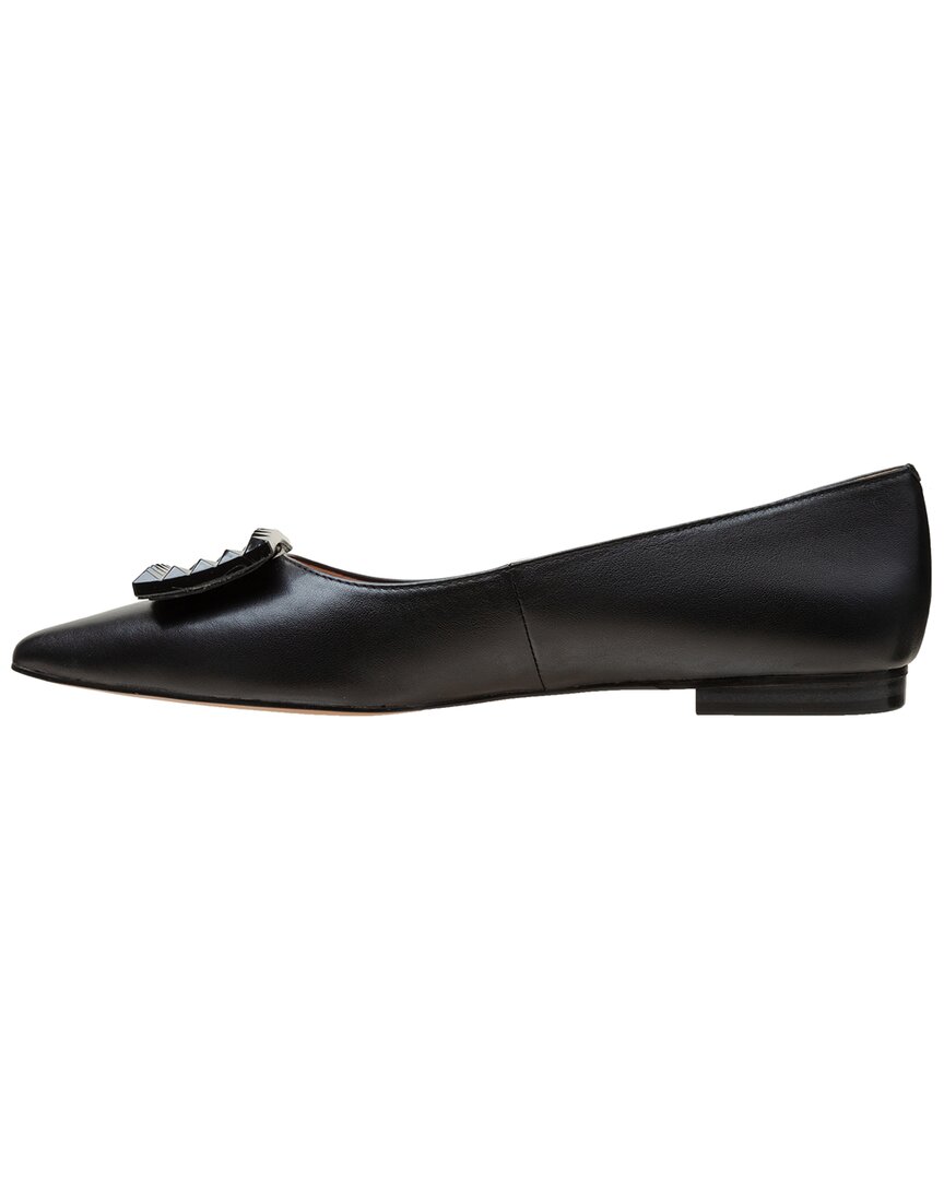 Linea Paolo | Womens | Nolene Leather Flat | Black