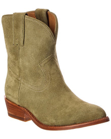 Frye | Womens | Billy Short Suede Bootie | Green