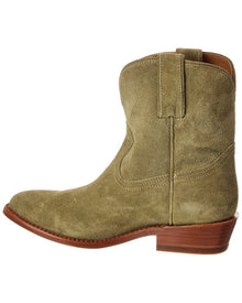 Frye | Womens | Billy Short Suede Bootie | Green