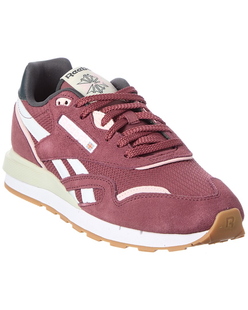 Reebok | Womens | Classic Nylon & Suede 89 Sneaker | Purple