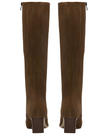 Clarks | Womens | Edina Tall Suede Boot | Brown