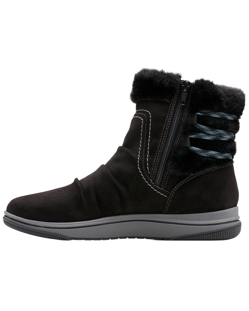 Clarks | Womens | Breeze Cozy Textile Boot | Black