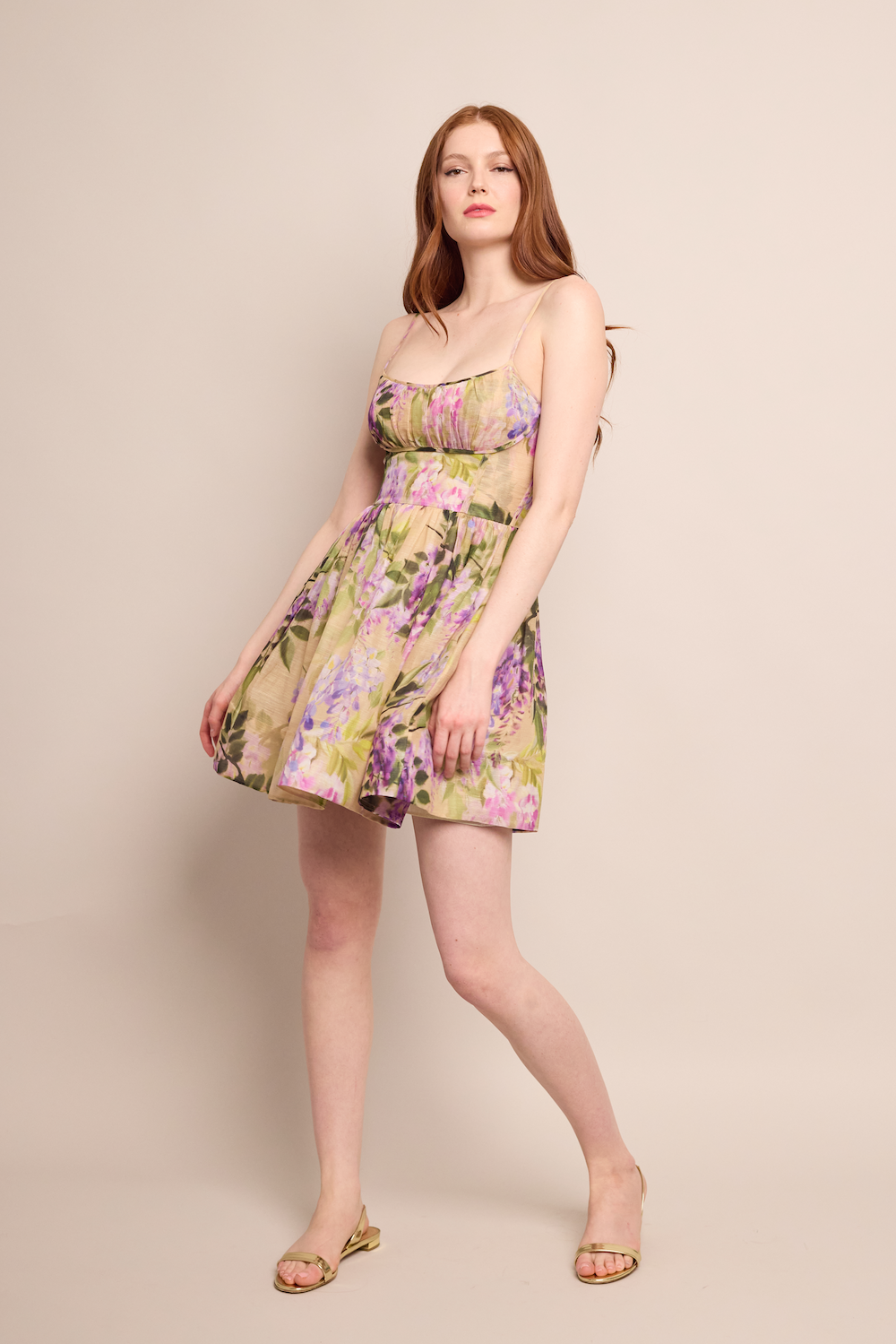 Alba Mini Dress | Wisteria Ginger Root