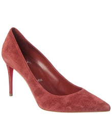 Christian Louboutin | Womens | Kate 85 Suede Pump | Brown