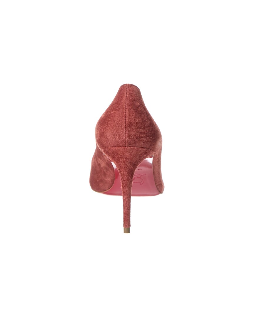 Christian Louboutin | Womens | Kate 85 Suede Pump | Brown