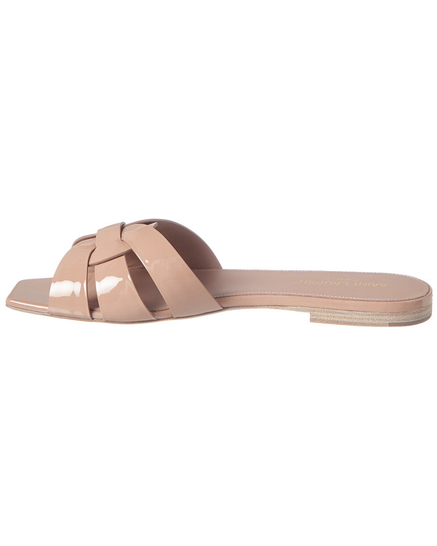Saint Laurent | Womens | Tribute Patent Sandal | Rose