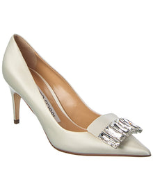 Sergio Rossi | Womens | SR1 Bridal Satin Pump - I | White