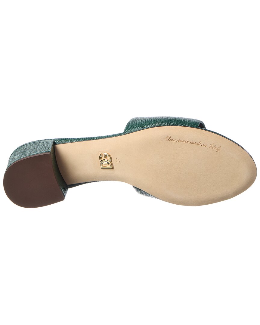 Dolce & Gabbana | Womens | DG Leather Sandal | Green