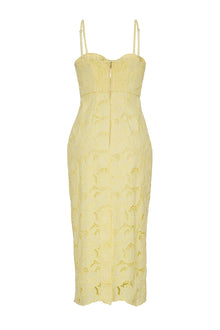 Camille Dress | Tulip Lace Yellow