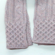 Womens | Chunky Scarf In Cable Design | Heather Lavander