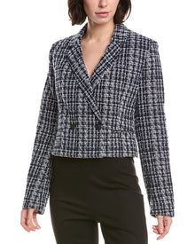 rag & bone | Womens | Elvy Tweed Blazer | Blue