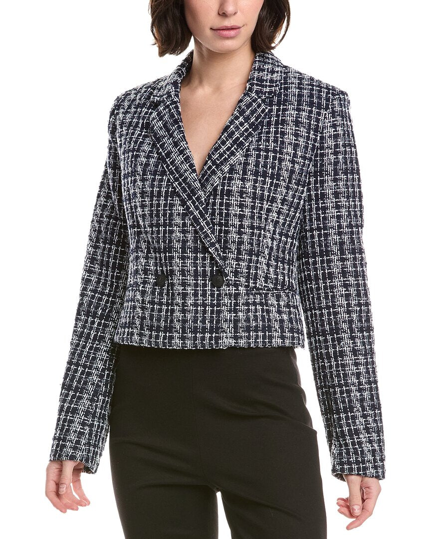 rag & bone | Womens | Elvy Tweed Blazer | Blue