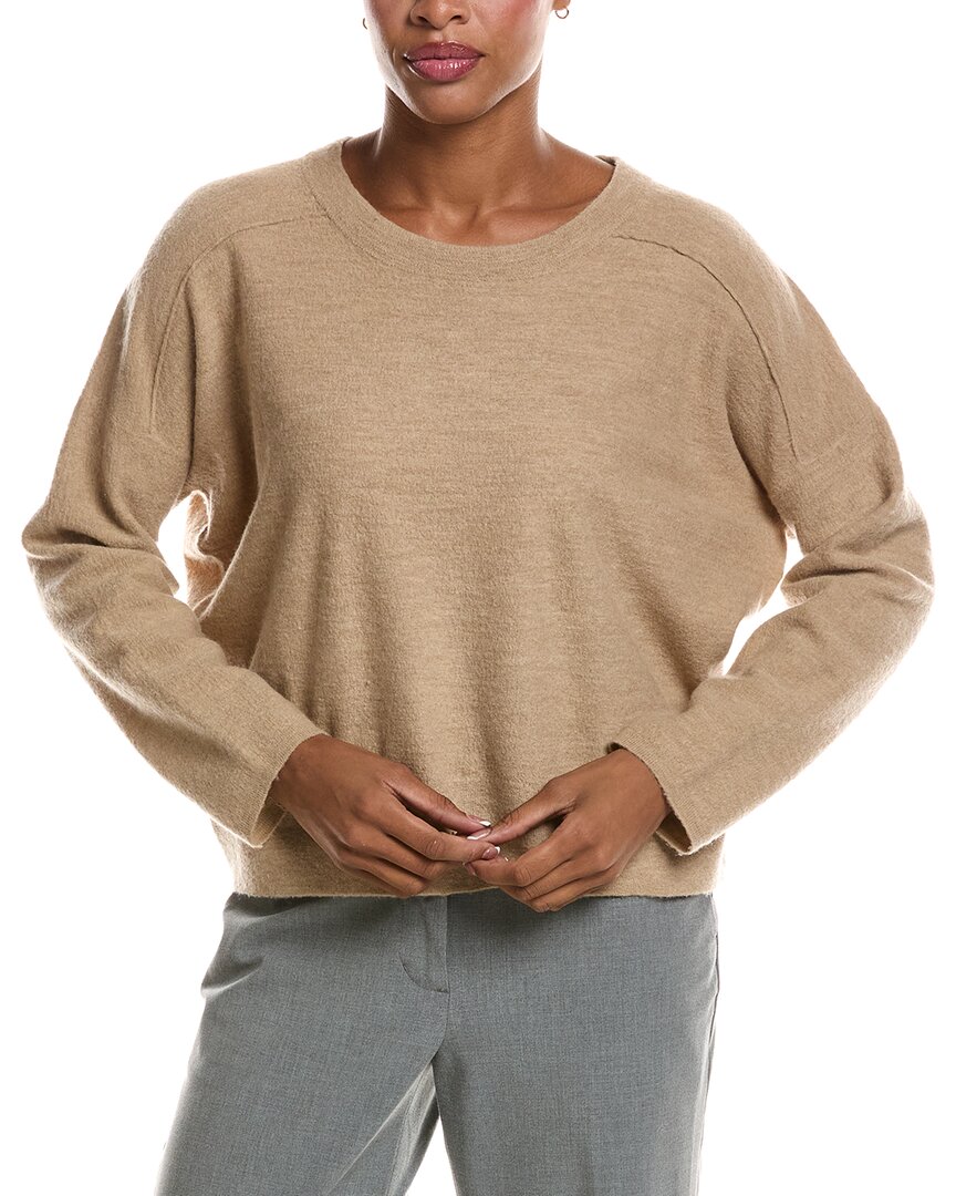 EILEEN FISHER | Womens | Knit Wool Sweater | Brown