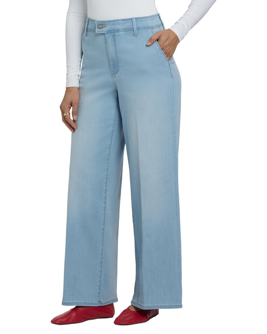 NYDJ | Womens | Mona Oceanfront Wide Leg Jean | blue multi