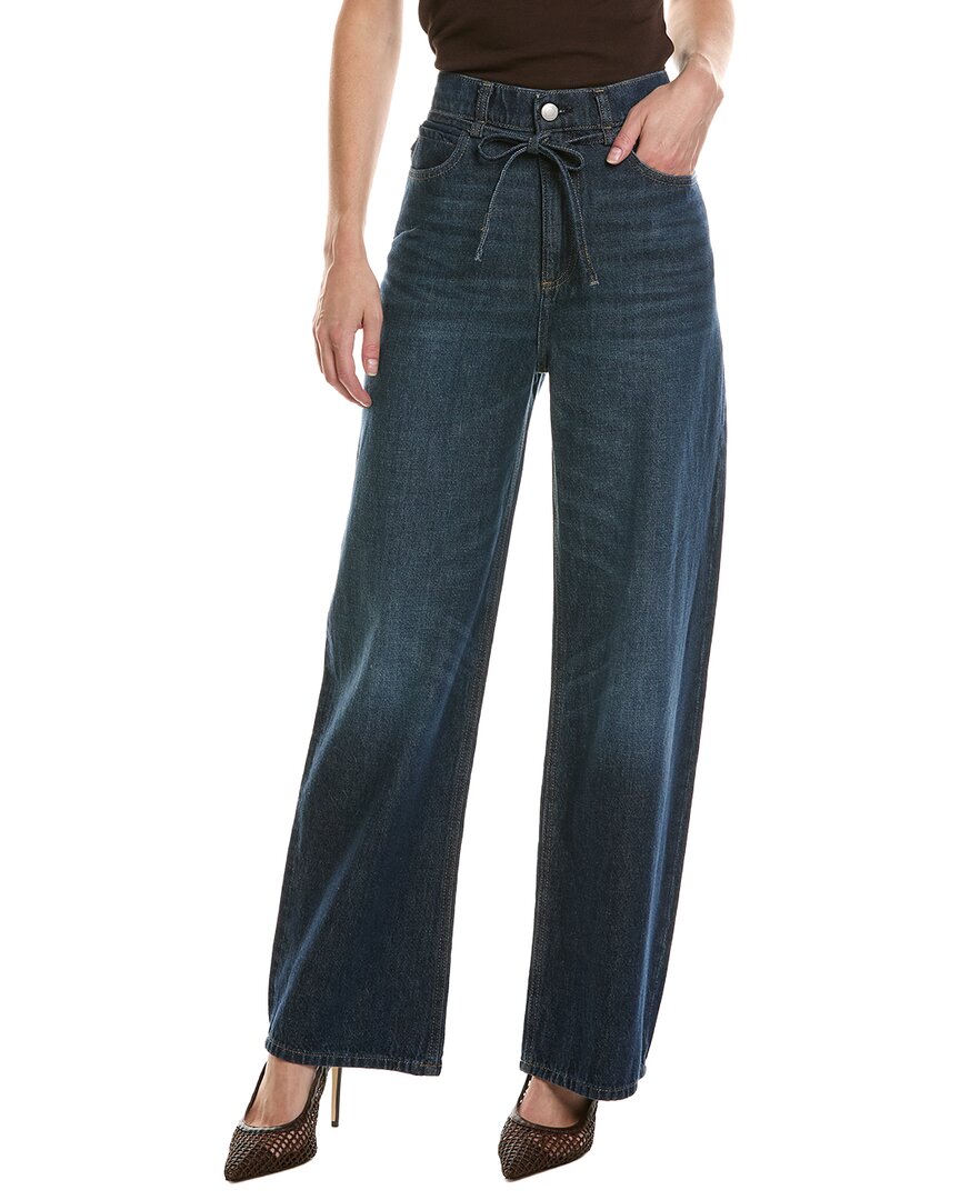 DL1961 | Womens | Casie Space Blue Relaxed Wide Leg Jean | Blue