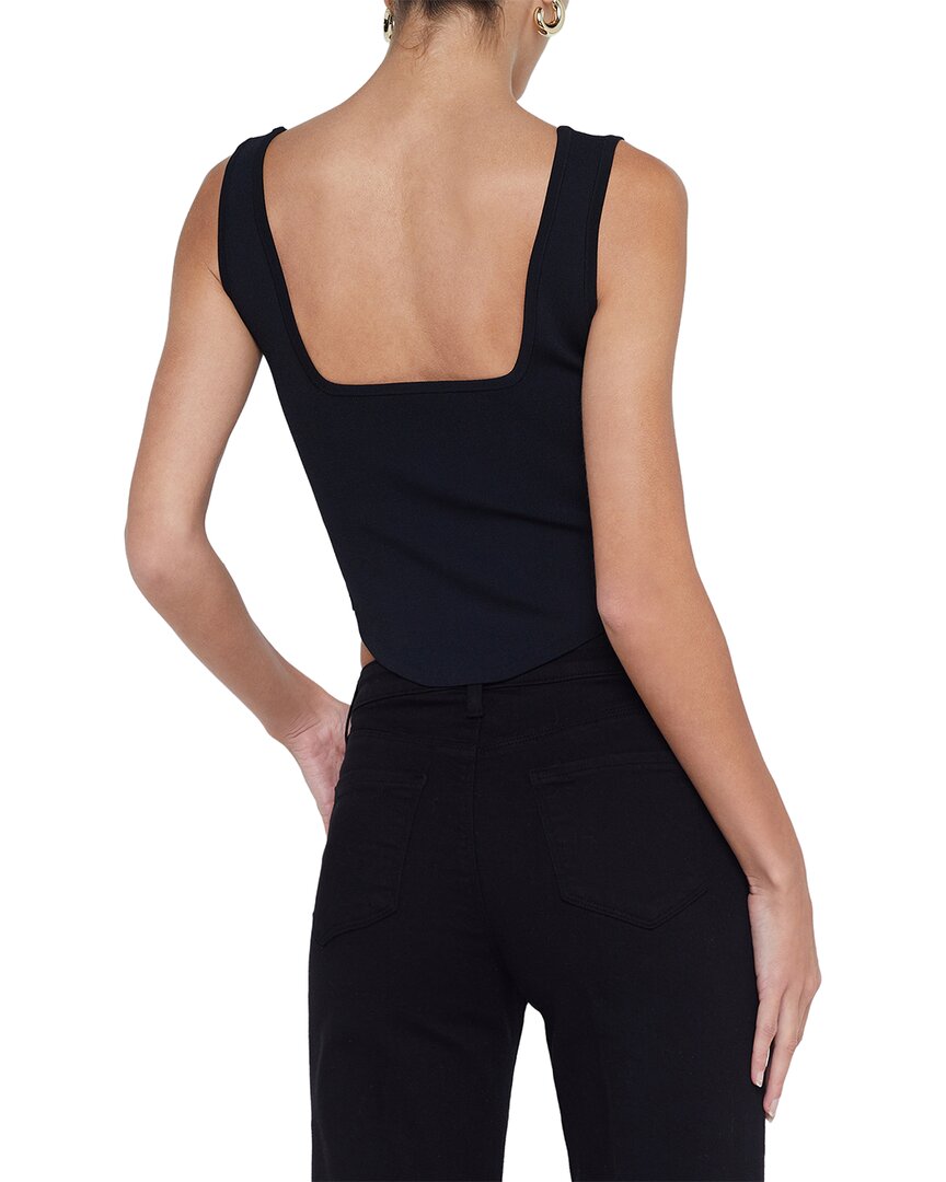 L'AGENCE | Womens | Saga Tank Top | Midnight/Gold