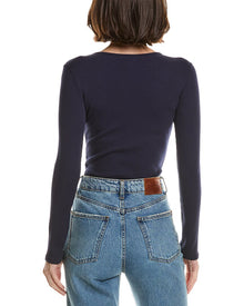 L'AGENCE | Womens | Elara Bodysuit | Navy