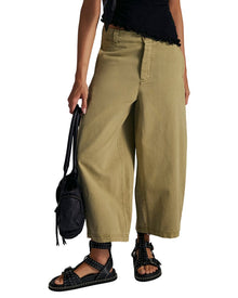 Free People | Womens | Laydown Chino Pant | Green