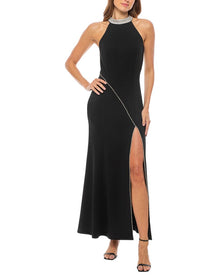 Oleg Cassini | Womens | Halter Dress | Black