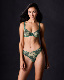 Women | Chloe French Knicker | Verre De Mer/Emerald