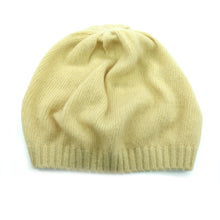 Womens | Cashmere Beret | Giallo Pulcino