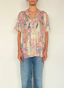 Hemant & Nandita | Lurex Shirt | Pink