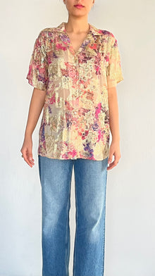 Hemant & Nandita | Gold Lurex Shirt | Gold