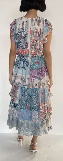 Hemant & Nandita | Aisa Short Dress | Blue