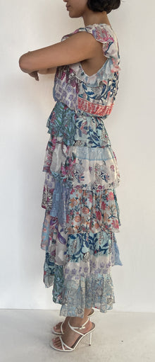 Hemant & Nandita | Aisa Short Dress | Blue