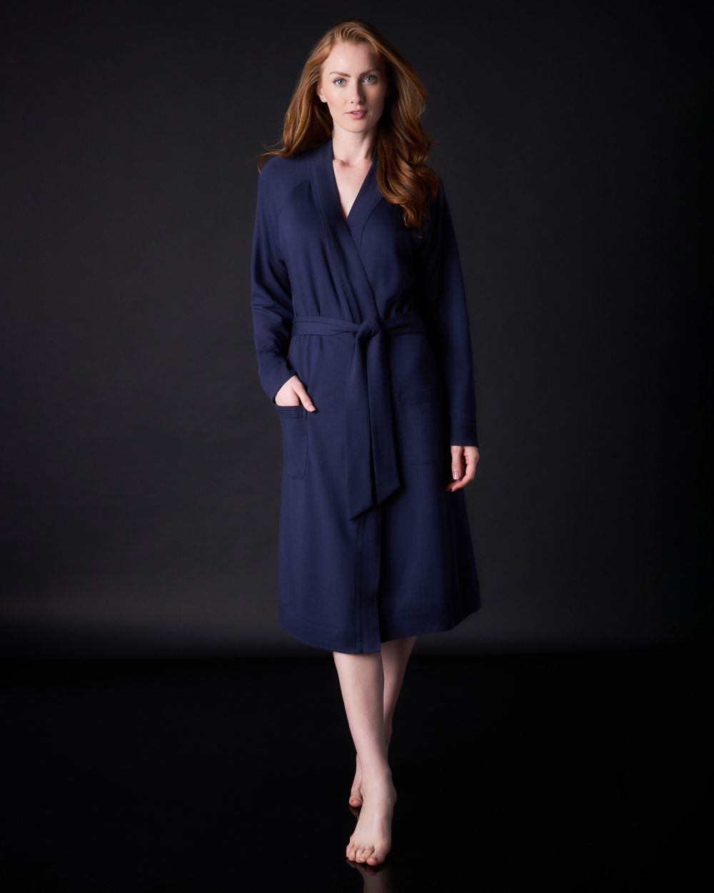 Women | Portia Robe | Midnight