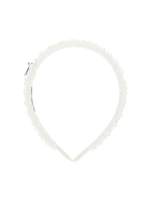 Girls | Sequin And Pearl Headband | Cream