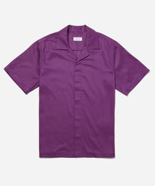 Purple Magic | York Camp Collar Short Sleeve Shirt | Saturdays NYC