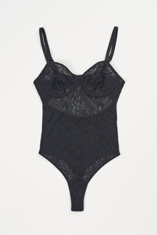 Eden Underwire Bodysuit | Black