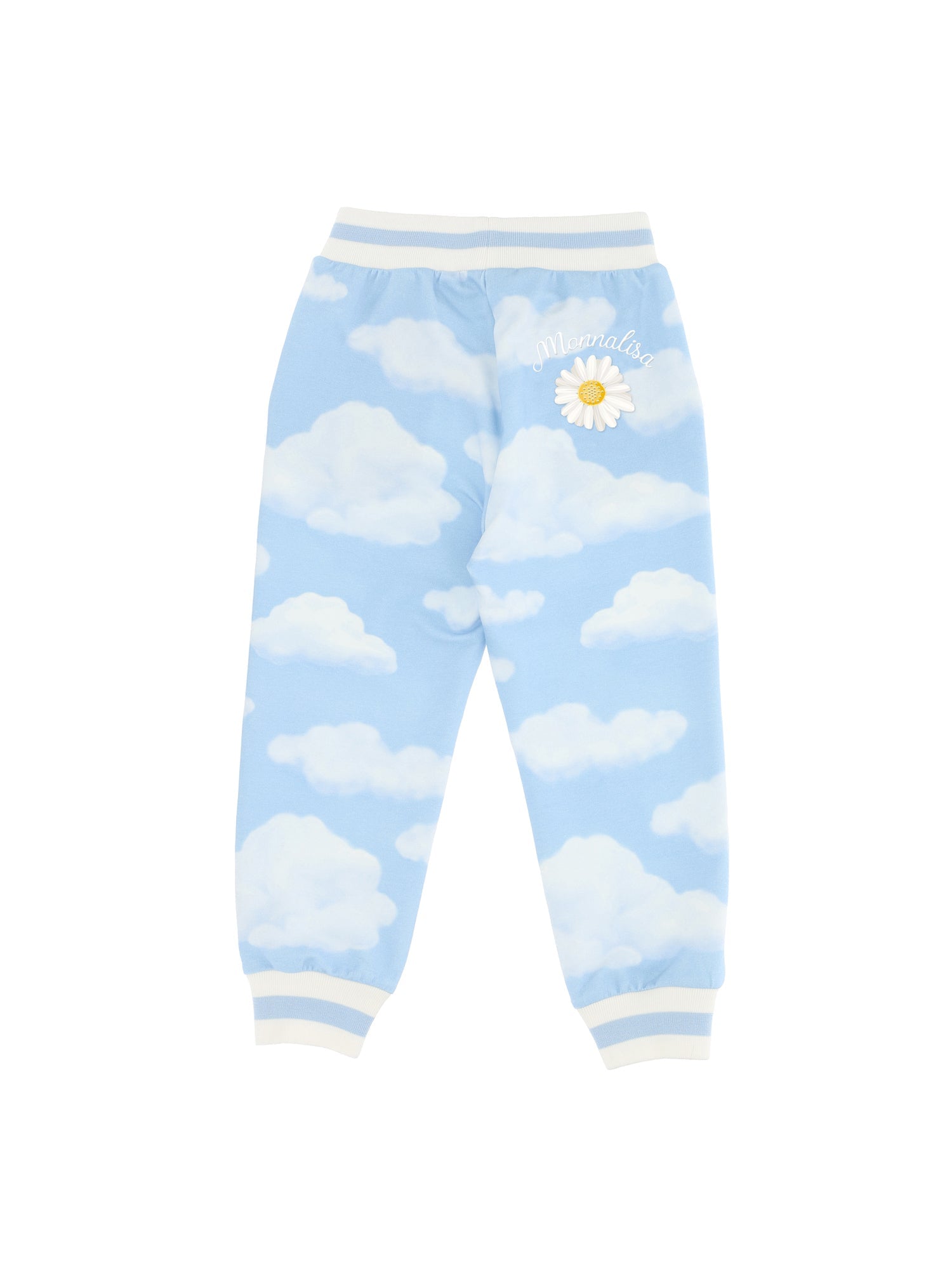 Girls | Cloud Print Fleece Joggers | Cloud