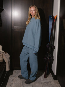 Waffle Boxer Pants | Glacier