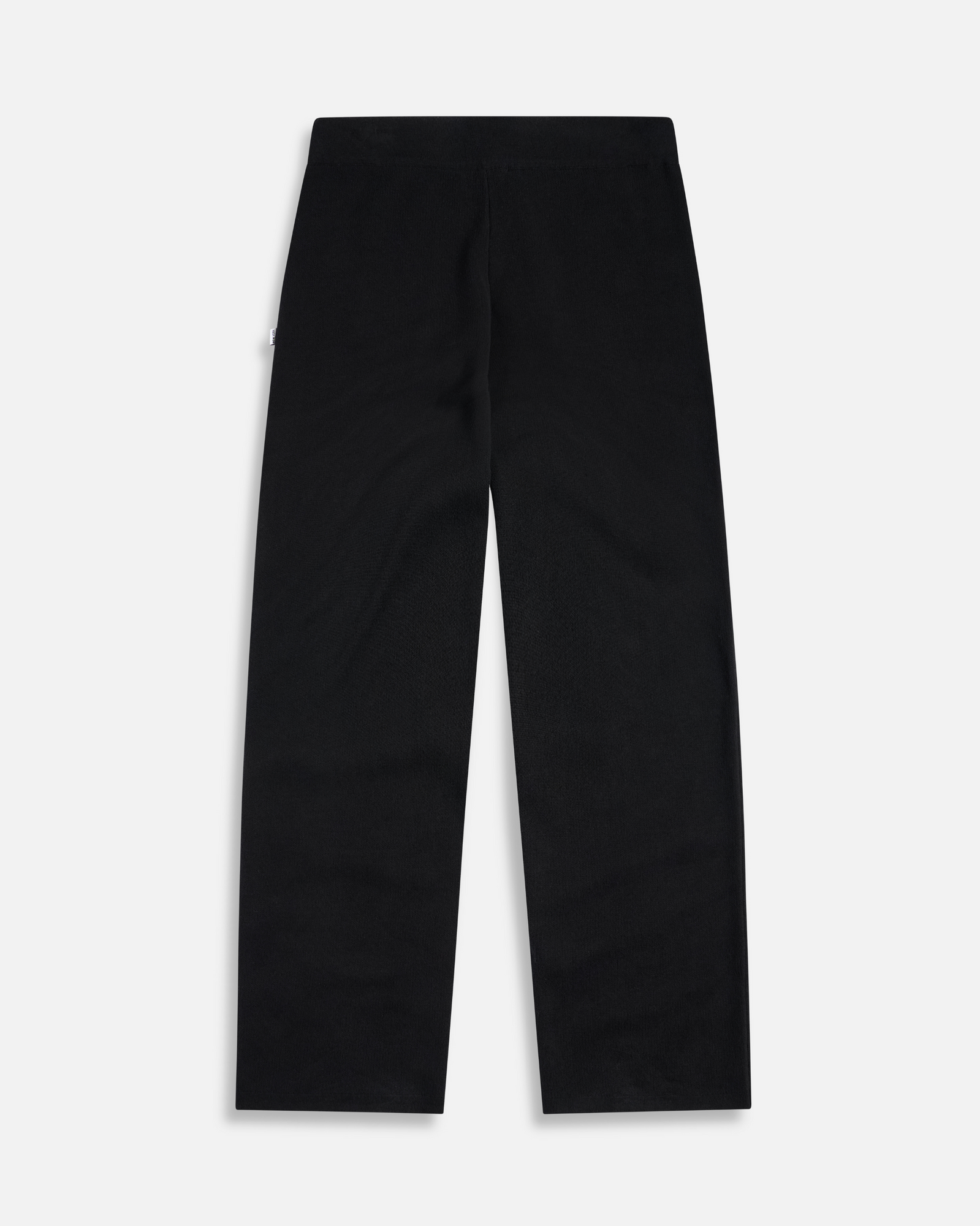 Baggy Knit Pants | Black