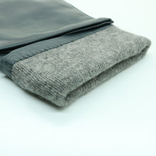 Womens | Made In Italy Elbow Length Leather Gloves | Grey