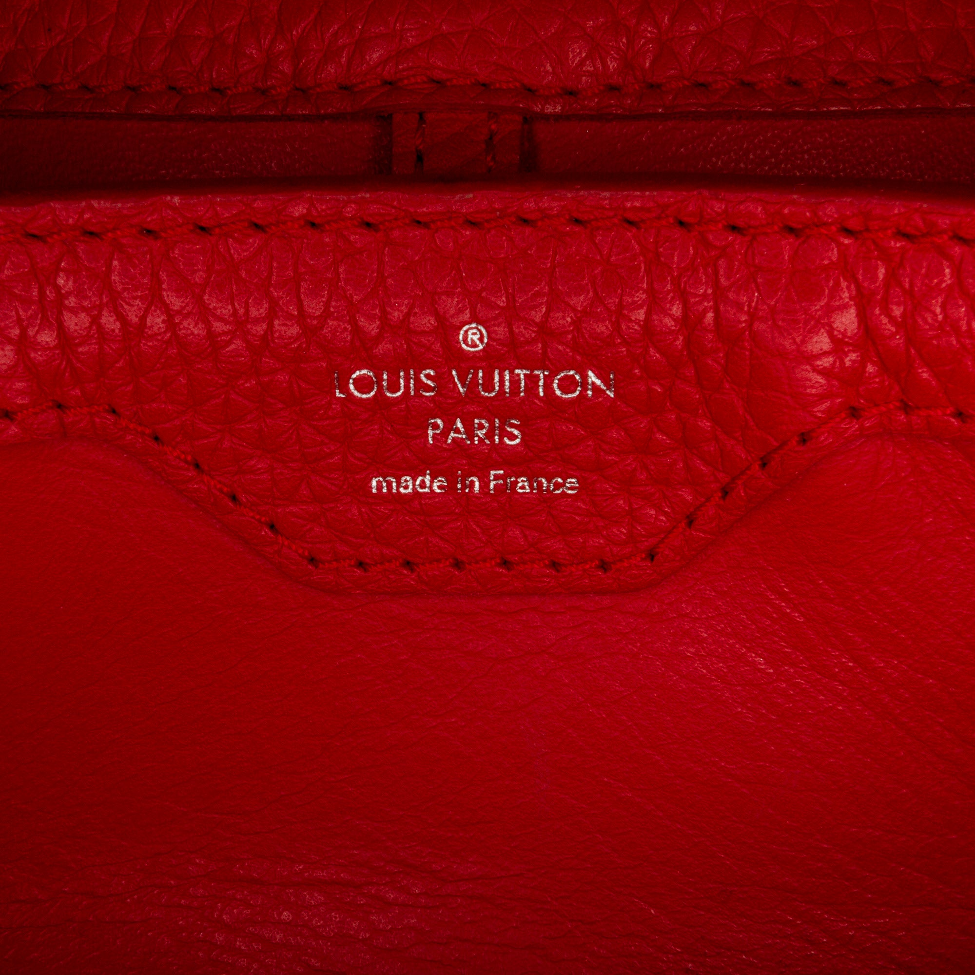 Louis Vuitton Pre-Owned Taurillon Capucines BB | Women | Red