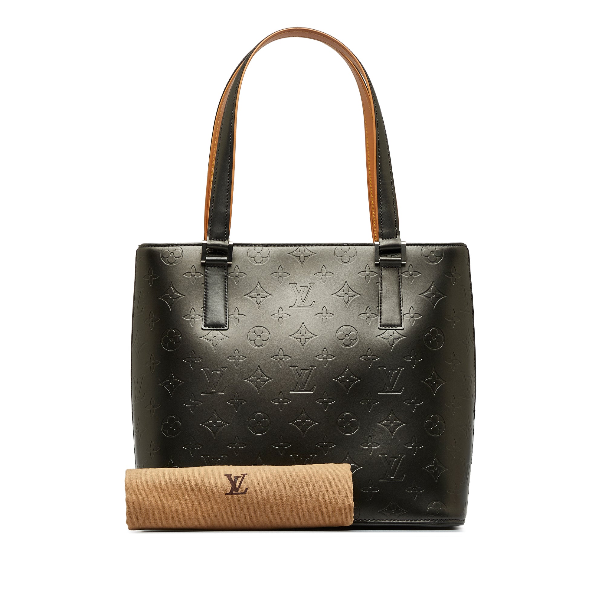 Louis Vuitton Pre-Owned Monogram Mat Stockton | Women | Gray x Dark Gray