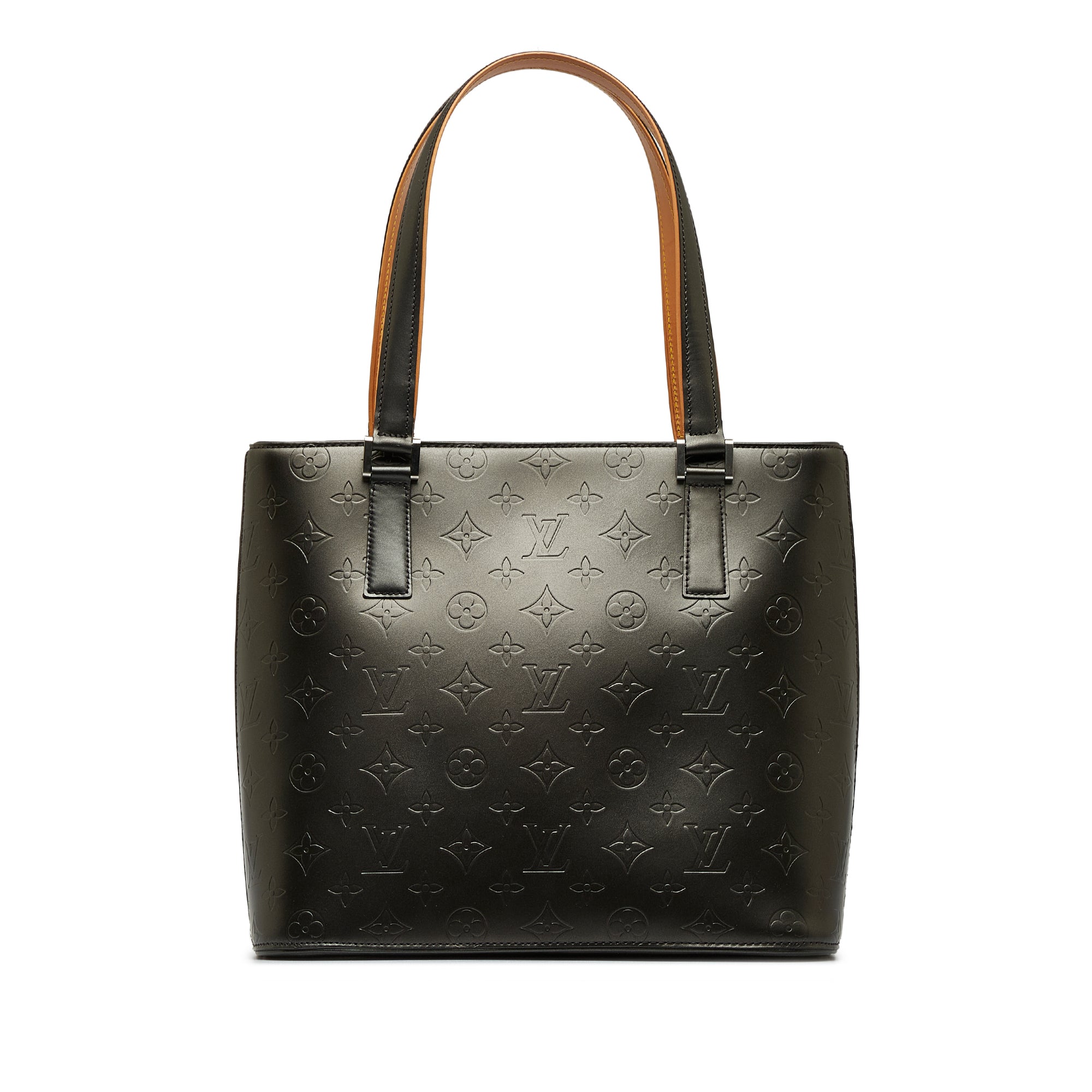 Louis Vuitton Pre-Owned Monogram Mat Stockton | Women | Gray x Dark Gray